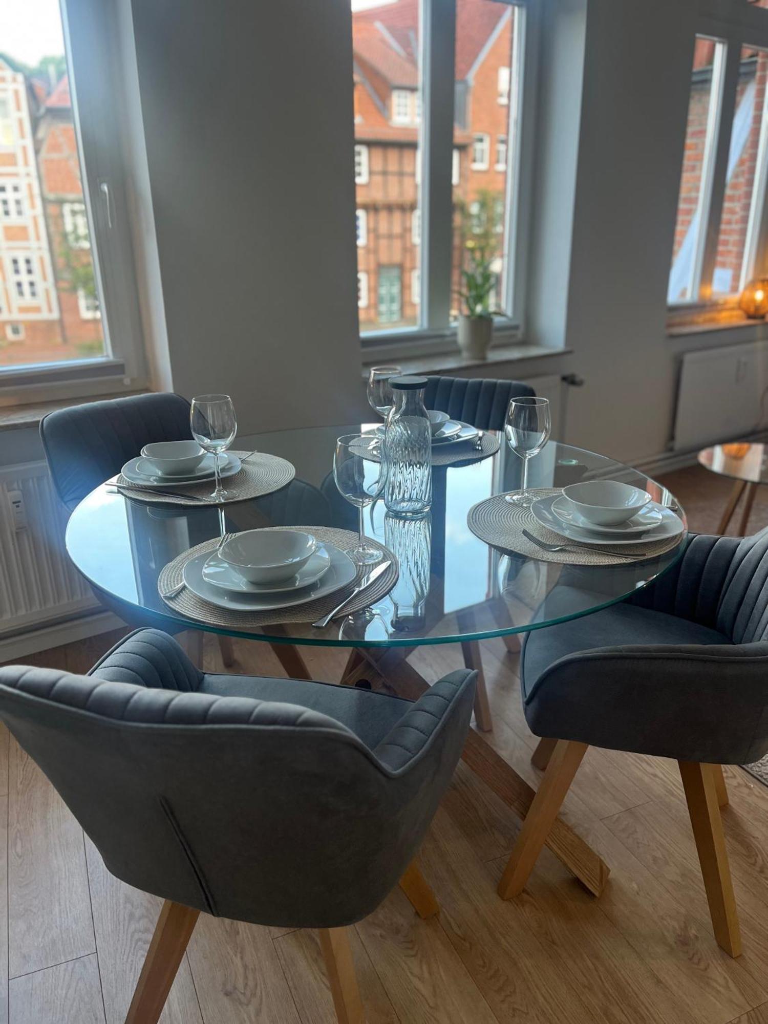 Zeitapartments Am Fischmarkt ชตาเดอ ภายนอก รูปภาพ